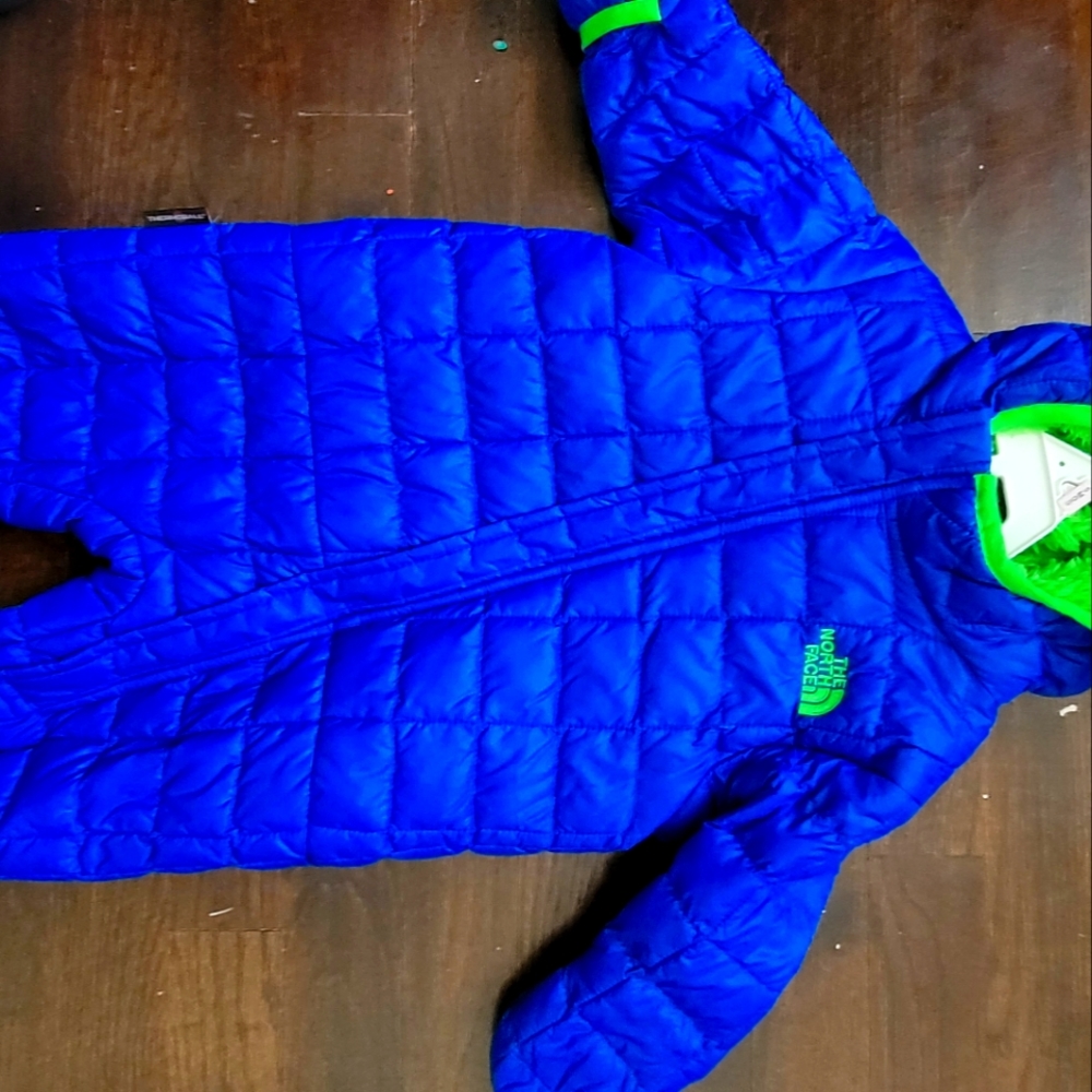 Toddler blue snow suit